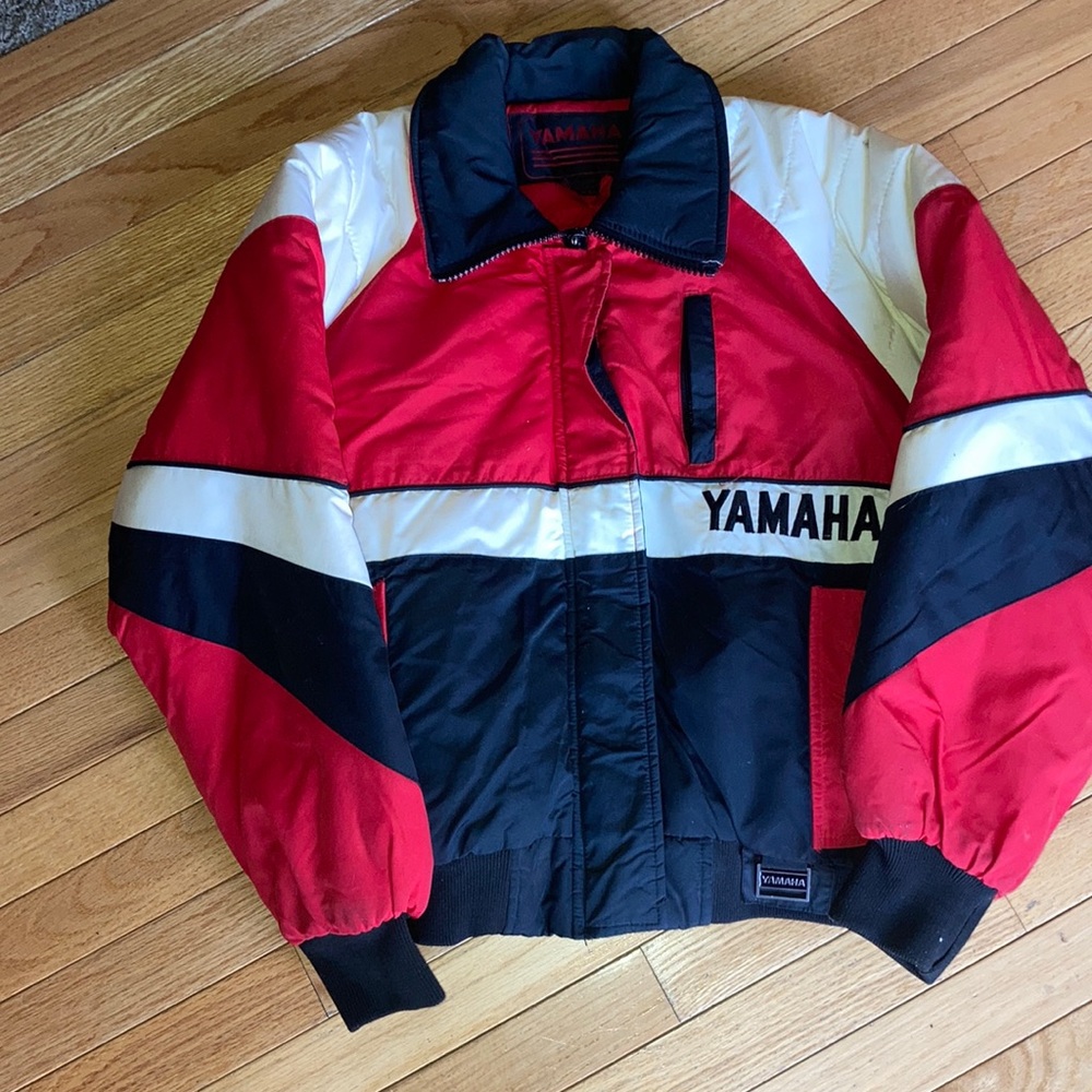 Ladies Medium Yamaha Vintage Snowmobiling Coat Gem